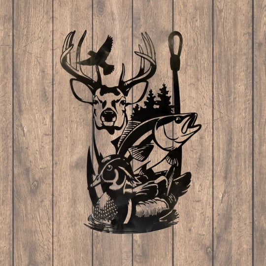 Duck, Deer, Fish, Goose on Fishing Lure