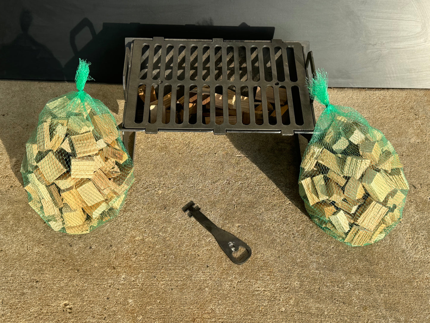 14" Collapsible Fire Pit-Grill