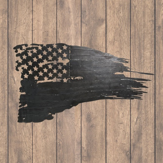 Tattered American Flag