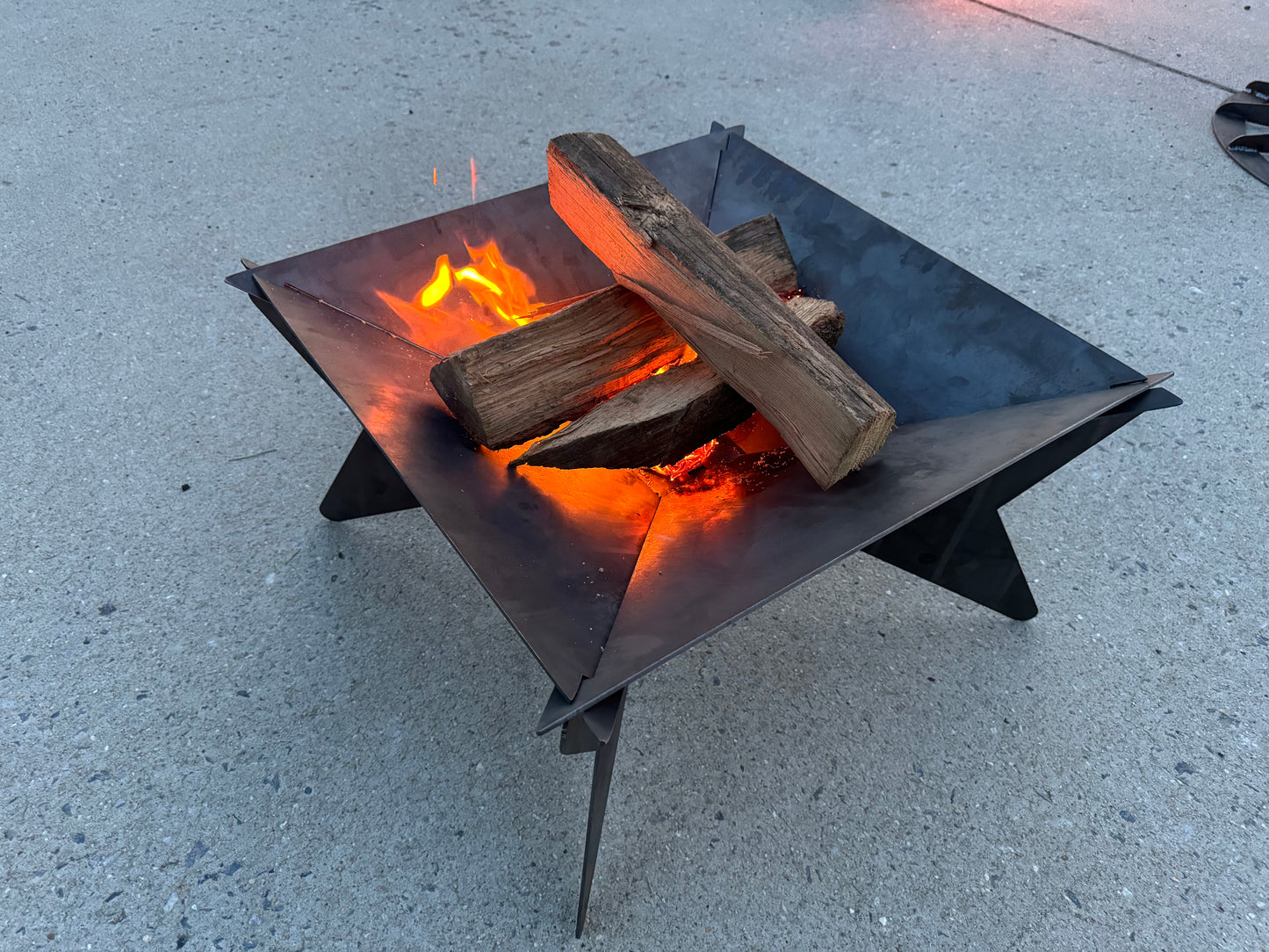 Square  Outdoor Firepit