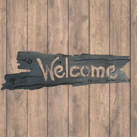 Welcome Wood Board