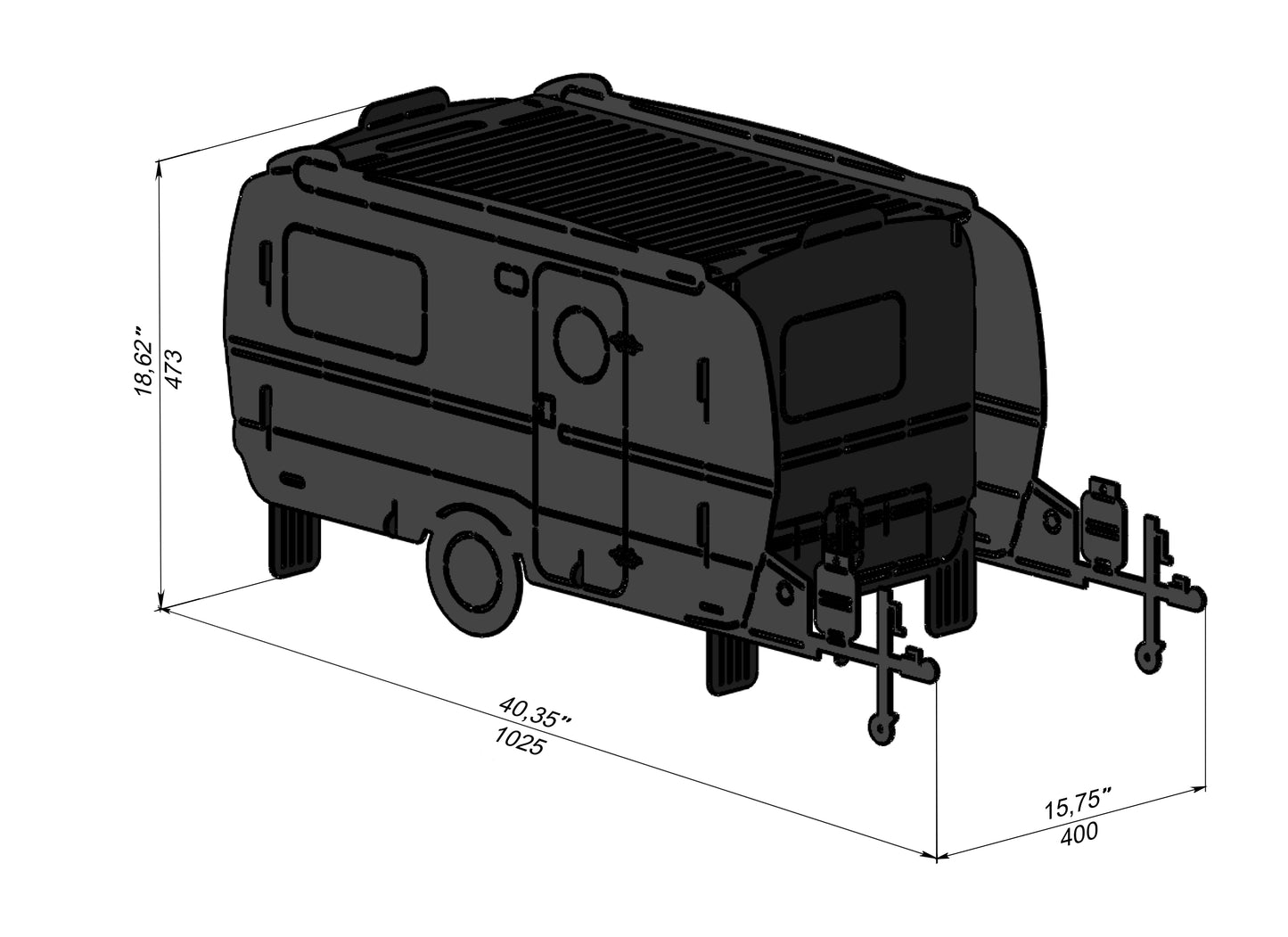 Camper Outdoor Firepit