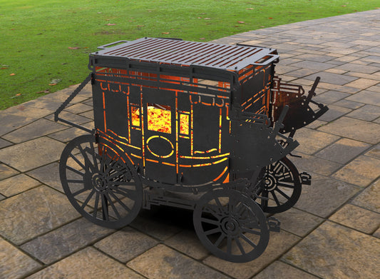 Carriage Outdoor Firepit