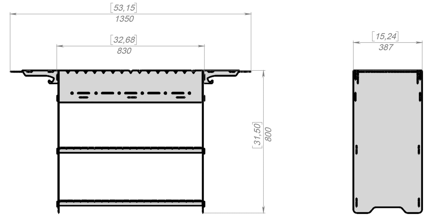 Collapsible Modern Grill