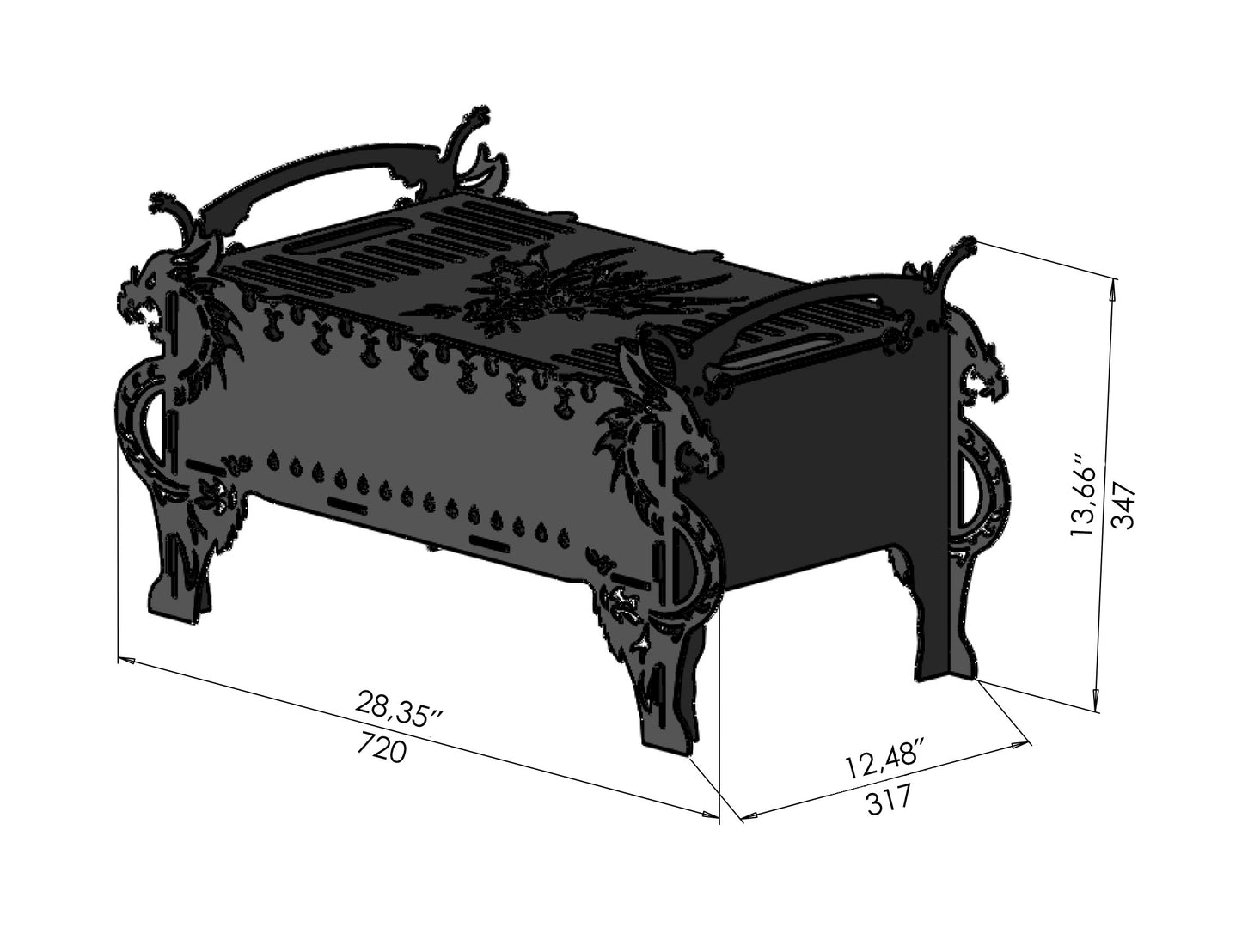 Dragon Outdoor Firepit