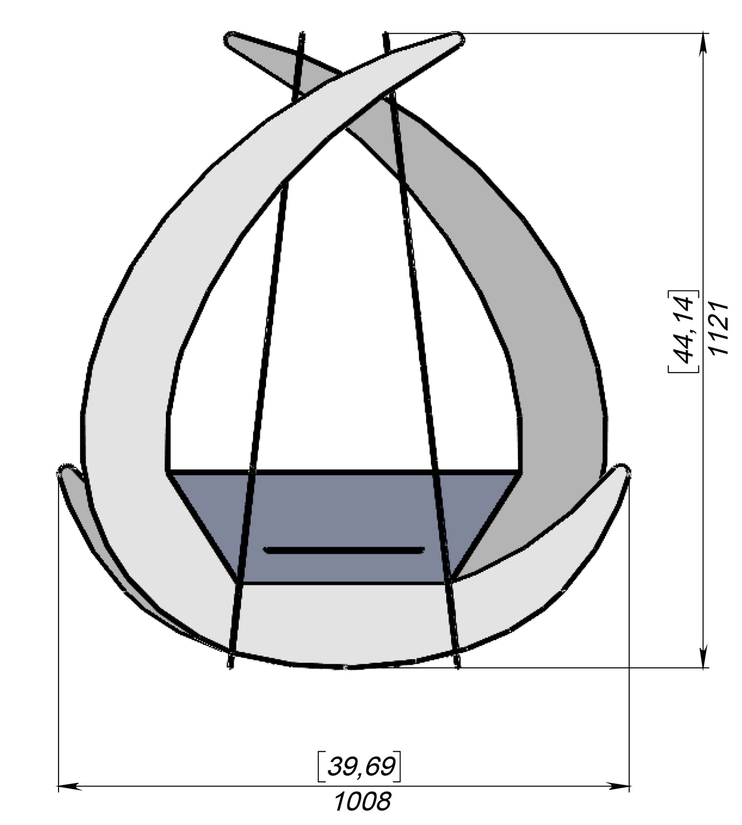 Square Outdoor Firepit