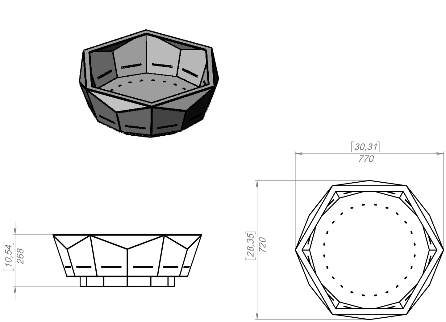 Modern Outdoor Firepit