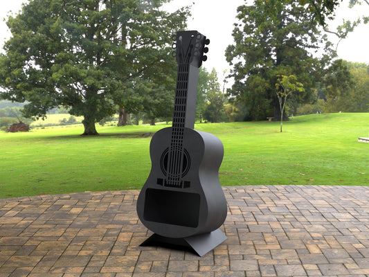 Guitar Outdoor Firepit 41"