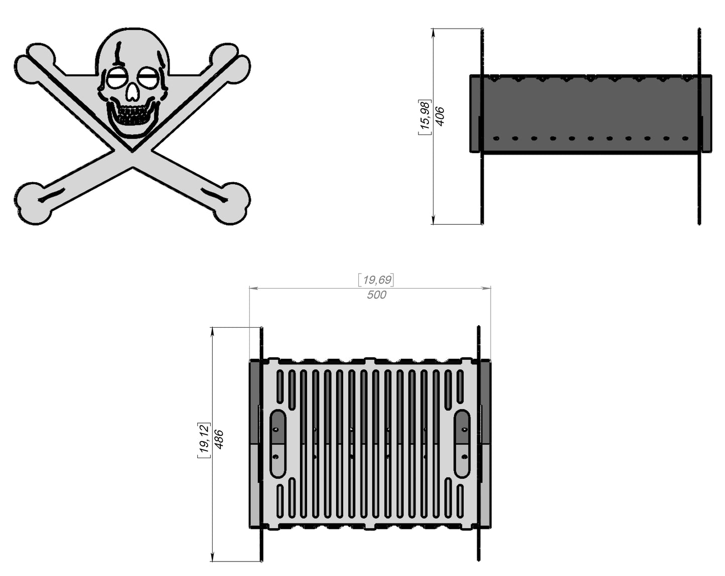 Jolly Roger Outdoor Firepit