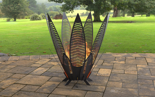 Long Leaf Outdoor Firepit