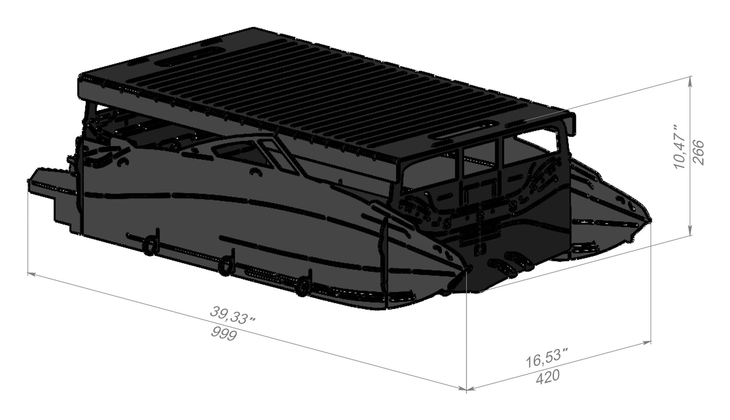 Speedboat Outdoor Firepit