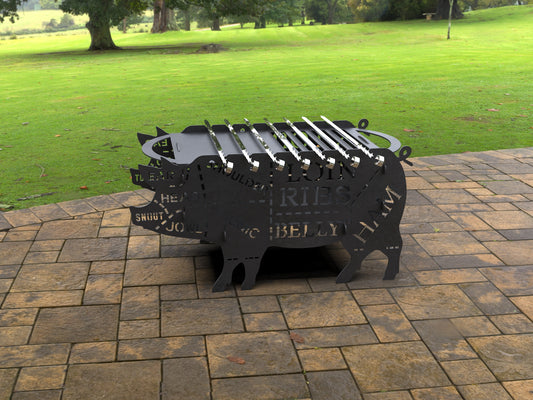 Large Pig Outdoor Firepit