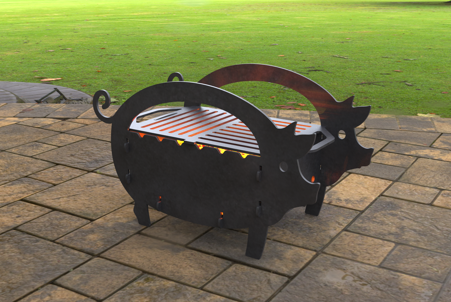 Small Pig Outdoor Firepit