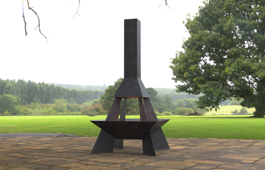 Pyramid Rocket Big Fire Outdoor Firepit