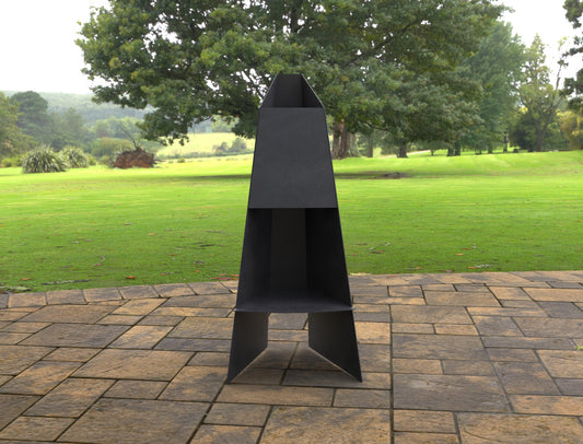 Pyramid Closed Face Outdoor Firepit