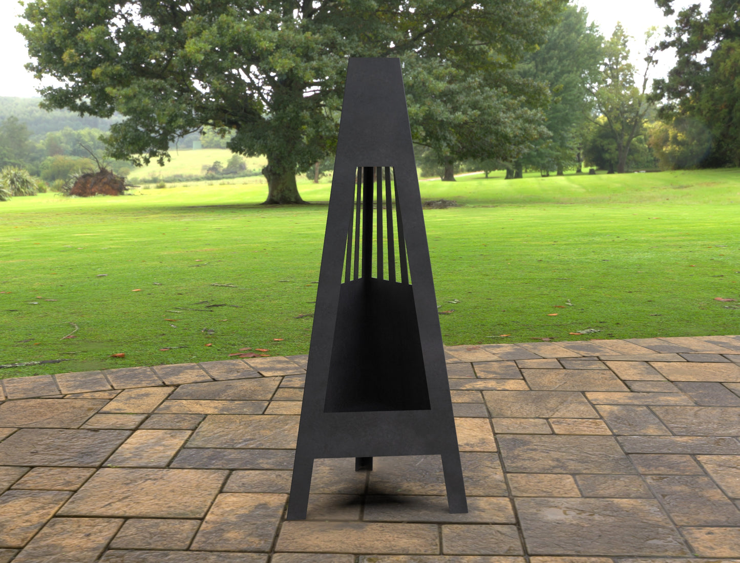 Pyramid Line Outdoor Firepit