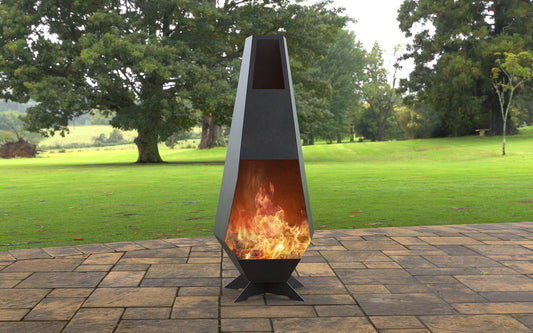 Pyramid Modern Outdoor Firepit