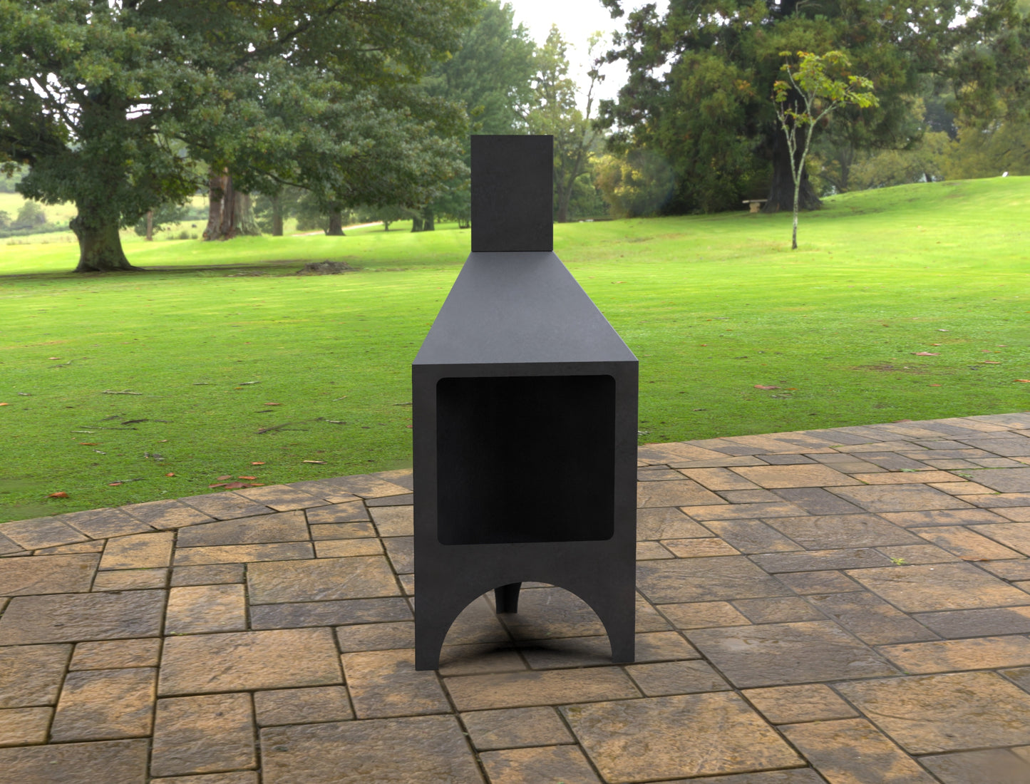 Pyramid Stove Outdoor Firepit