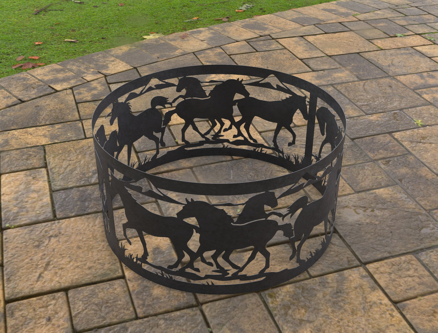 Horse Firepit 2 Ring