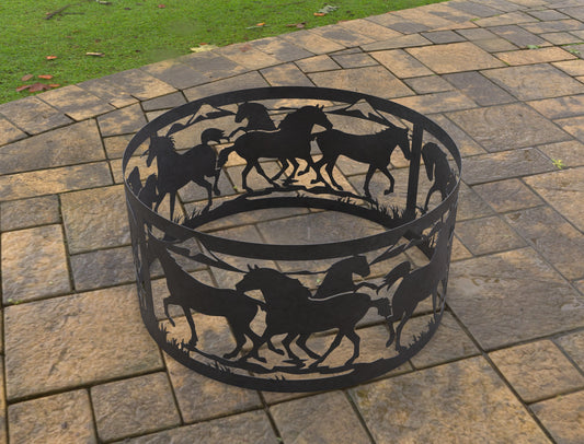 Horse Firepit 2 Ring