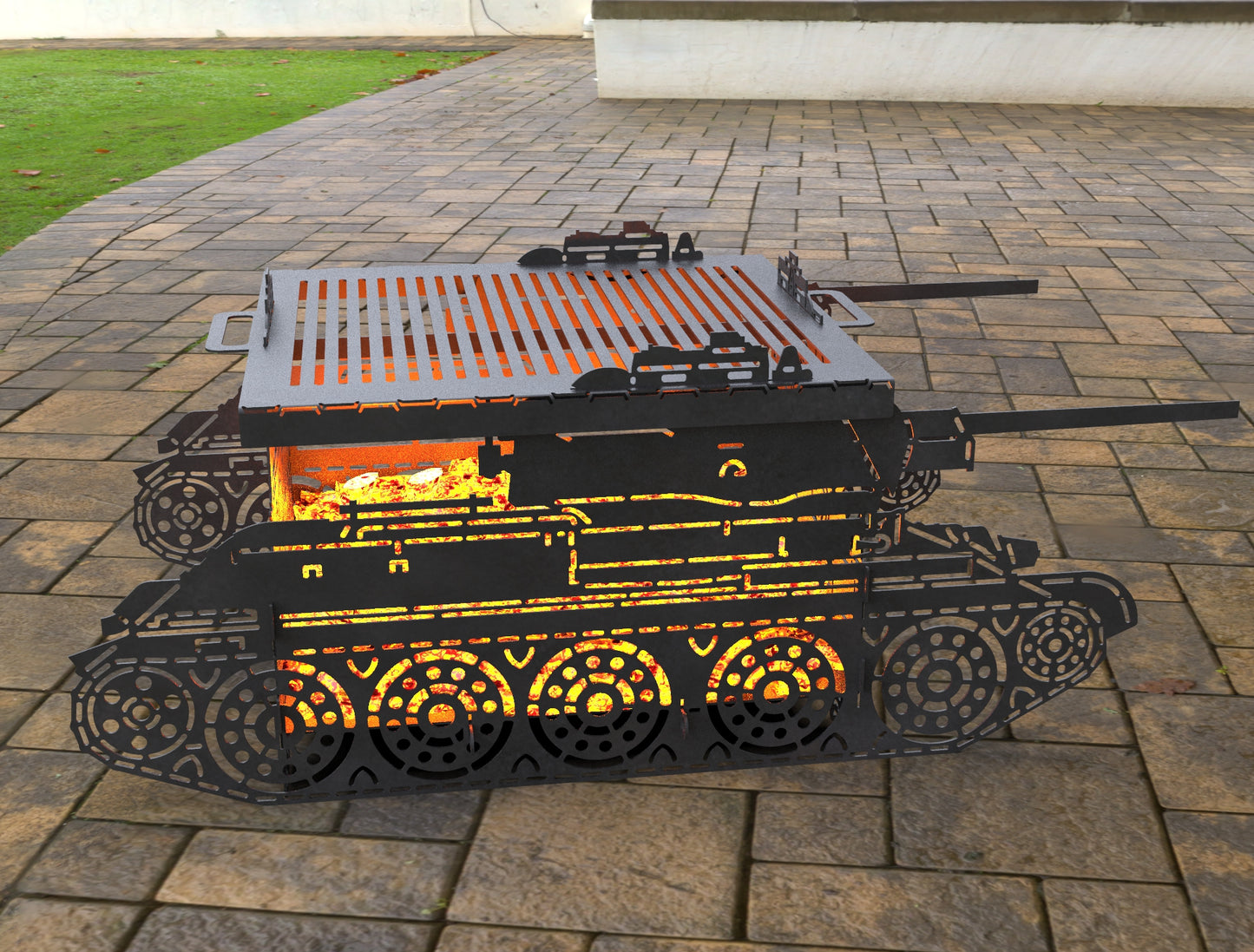 Tank Grill Collapsible Outdoor Firepit