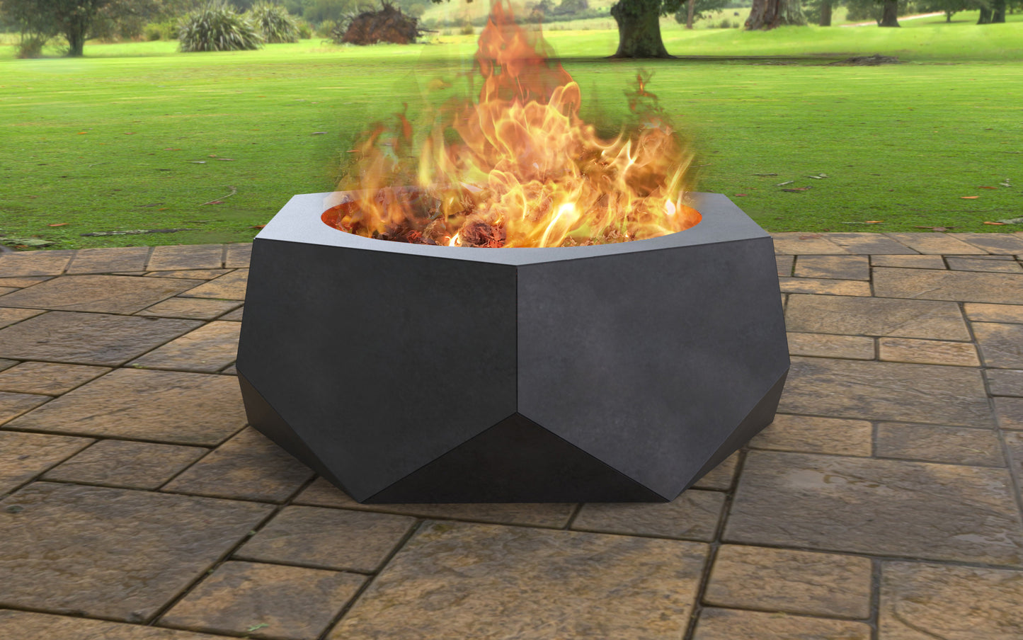 Volumetric Hexagon 2 Outdoor Firepit