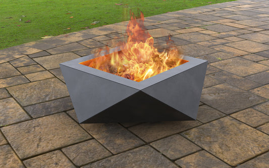 Volumetric Square Outdoor Firepit